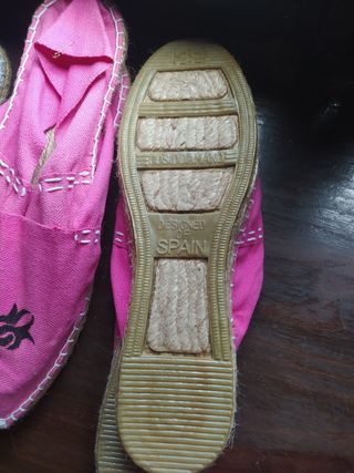 Alpargatas pintadas a mano -talla 39