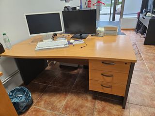Mesa oficina madera - 3 cajones