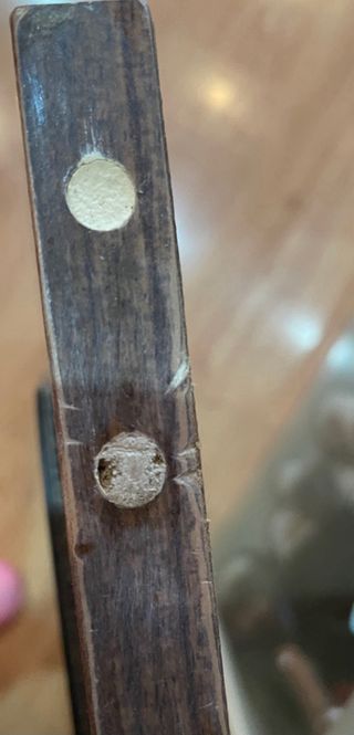 Espejo madera marrón