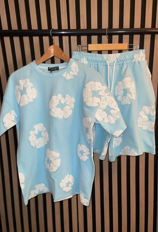 Conjunto Denim Tears - Flores