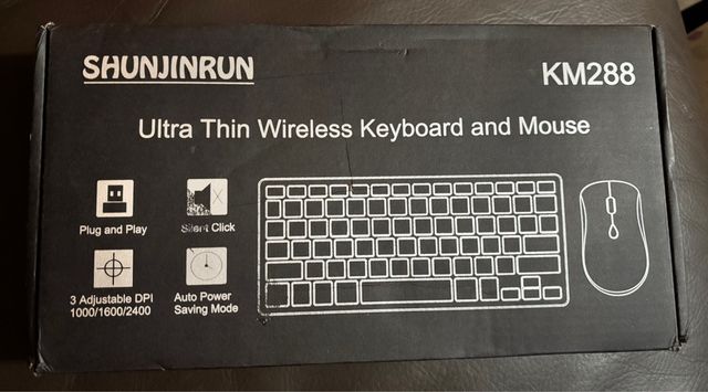 Teclado y ratón inalámbricos SHUNJINRUN KM288