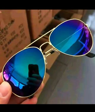 Gafas sol aviador azules nuevas