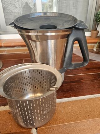 Vaso TM21 , vaso , tapa, cuchilla y cestillo.