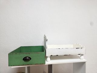 Mini cama madera atrezo foto Cajón atrezo newborn