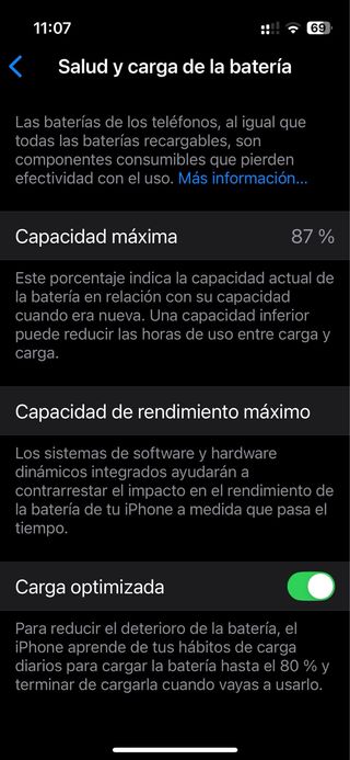 iPhone 13 mini  128gb batería 87%
