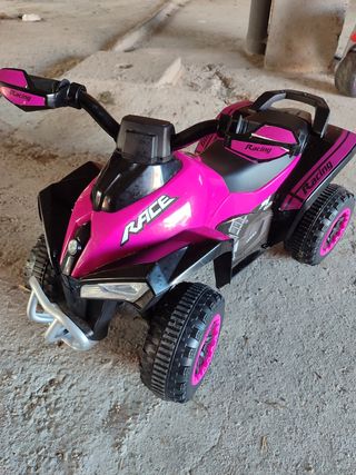 Quad infantil rosa