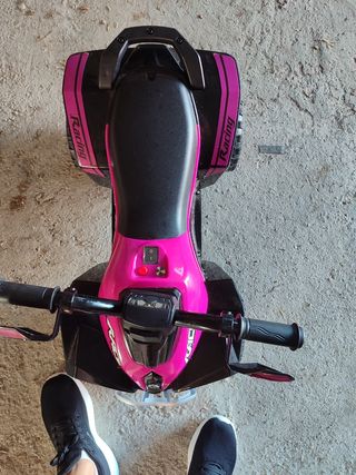 Quad infantil rosa