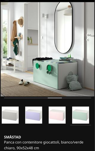 Panca Contenitore Ikea Mobile Per Giochi Tappeto Da Gioco Per Auto