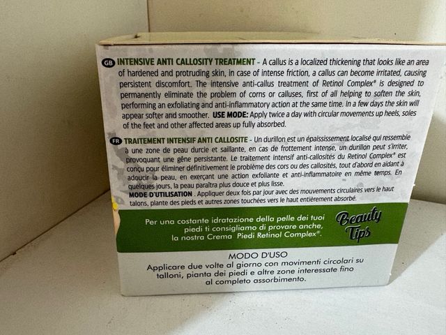 Tratamiento intensivo anti-callos