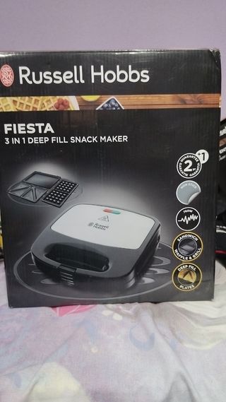 Sandwichera Russell Hobbs Fiesta 3 en 1