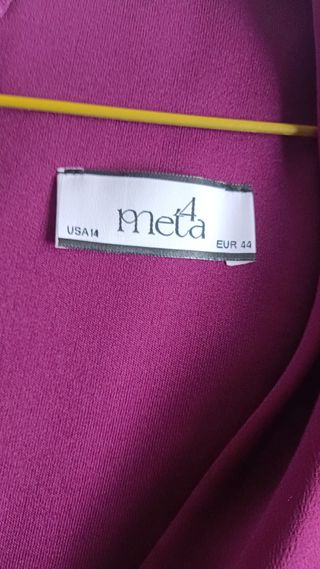 Vestido madrina morado - tocado