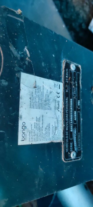 Placa de DGT Patente Cecotec Bongo