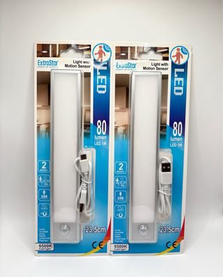 Luci a LED con sensore - 2 unità