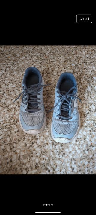 Kalenji Scarpe Running Grigie 39