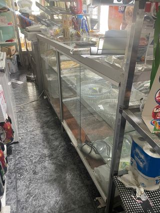 Vitrina mostrador panadería