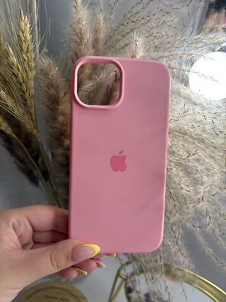 Funda silicona rosa Apple iPhone 14