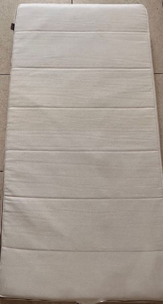 Cuna SUNDVIK blanca 60x120 con barrera y colchón