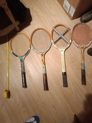 4 Raquetas Tenis Vintage