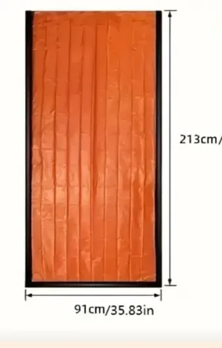 Saco de dormir y manta de emergencia