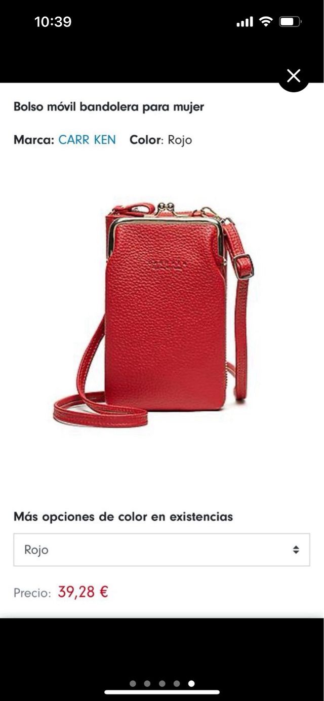 Bandolera roja Carr Ken