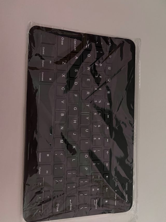 Teclado Bluetooth inalámbrico negro