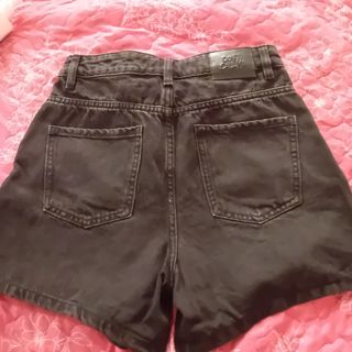 Shorts jeans neri donna