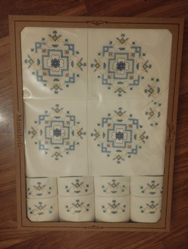 Mantel bordado - Algodón