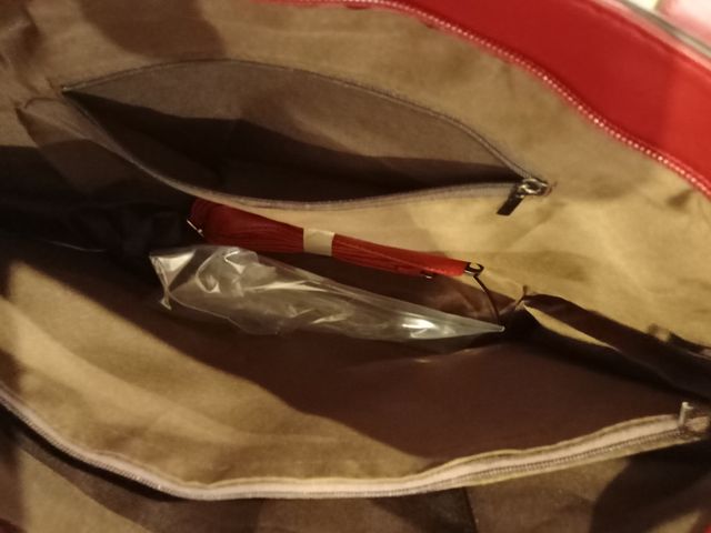 Borsa Erica rossa nuova