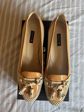 Zapatos Argenta 40 - Beige/Marrón