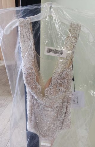 Vestido novia 2 piezas blanco