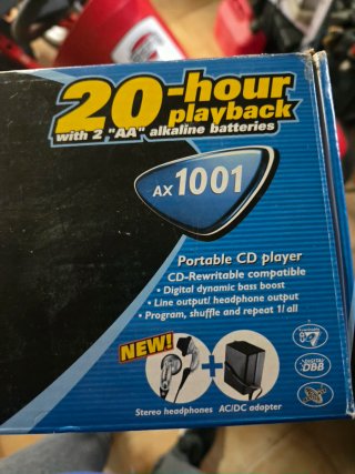 Philips AX1000 - CD Portátil