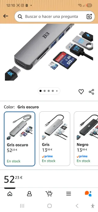 Adaptador USB-C multipuerto B3