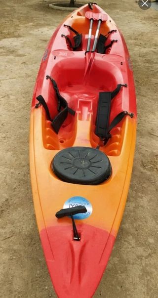 Kayak doble, ¡como nuevo! (Recogida en isla plana)