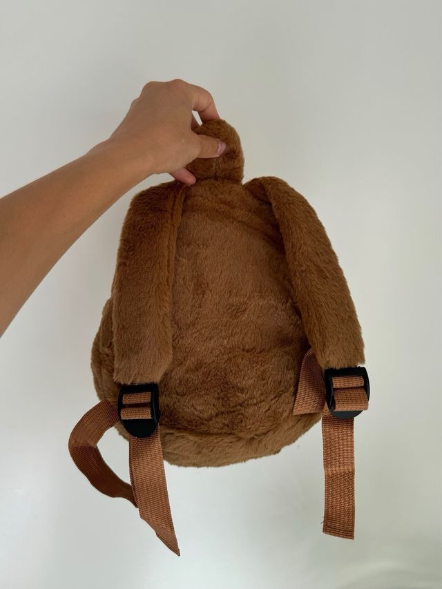 Zaino peluche Labubu marrone bambino materna