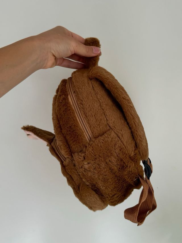 Zaino peluche Labubu marrone bambino materna