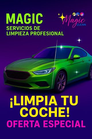 ✨ Servicio de limpieza de coches