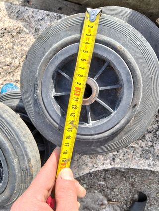 Ruote in gomma piena 