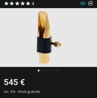 Boquilla saxo alto Jody Jazz DV NY 7