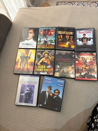 10 DVDs Acción, Comedia, etc