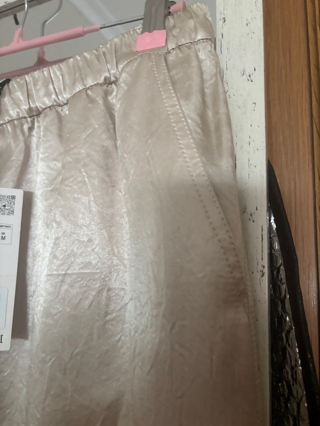 Pantalones Zara beige M