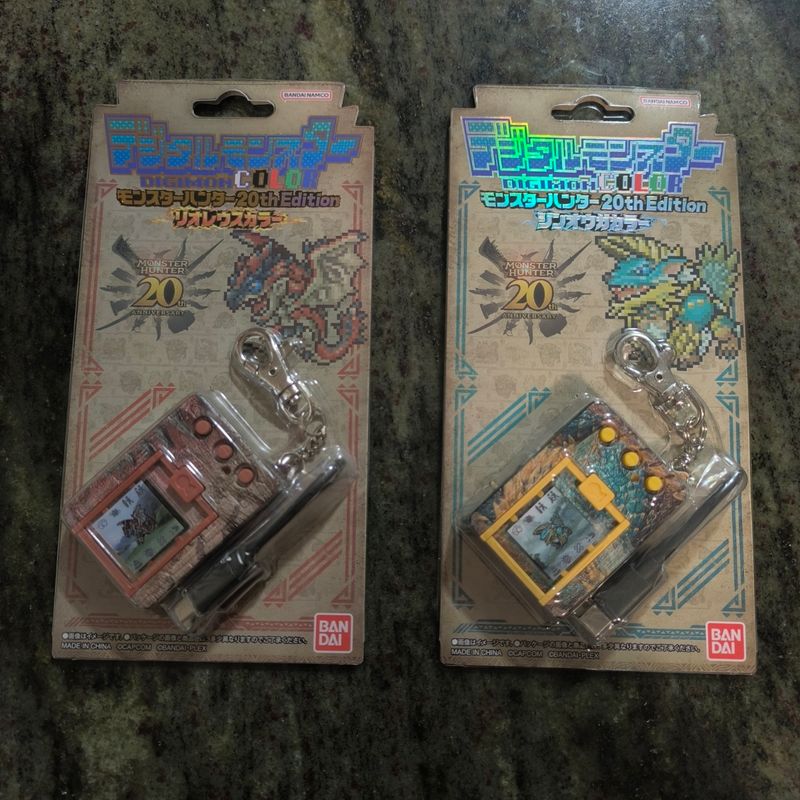 Imagen de Digimon Monster Hunter 20th V-Pet x2