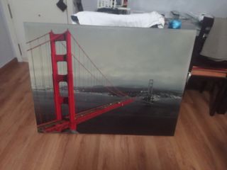 Cuadro Ikea Golden Gate.



