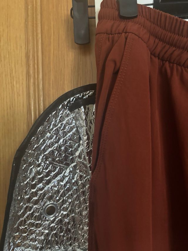 Pantalón marrón viscosa