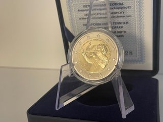 2 euro Grecia 2025 Mikis Theodorakis Proof PP BE