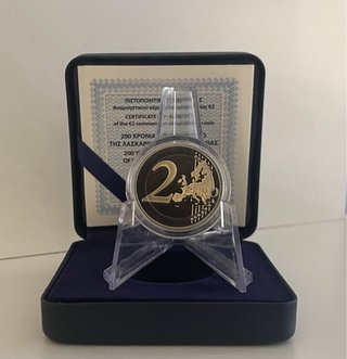 2 euro Grecia 2025 Laskarina Bouboulina Proof BE