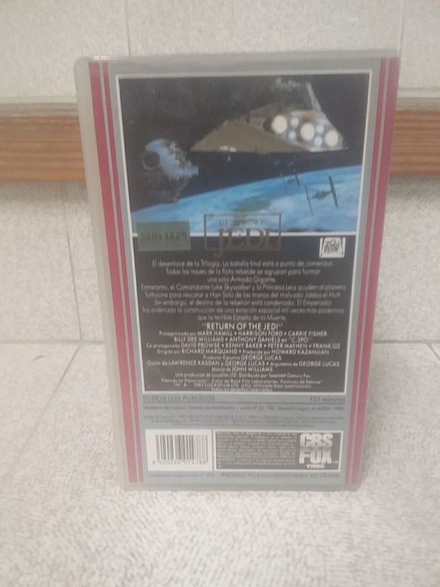 VHS El Retorno del Jedi