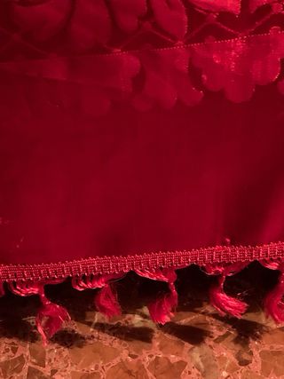 DANASCO rojo cubrecama NUEVO