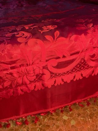 DANASCO rojo cubrecama NUEVO