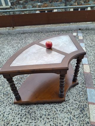 Mesa rinconera madera-metal