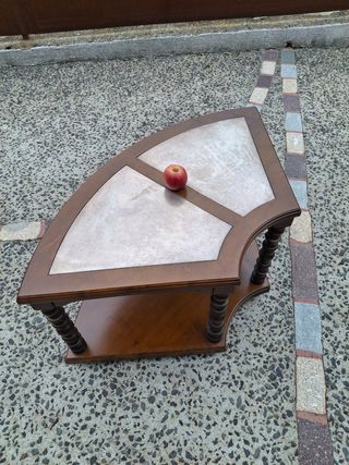 Mesa rinconera madera-metal